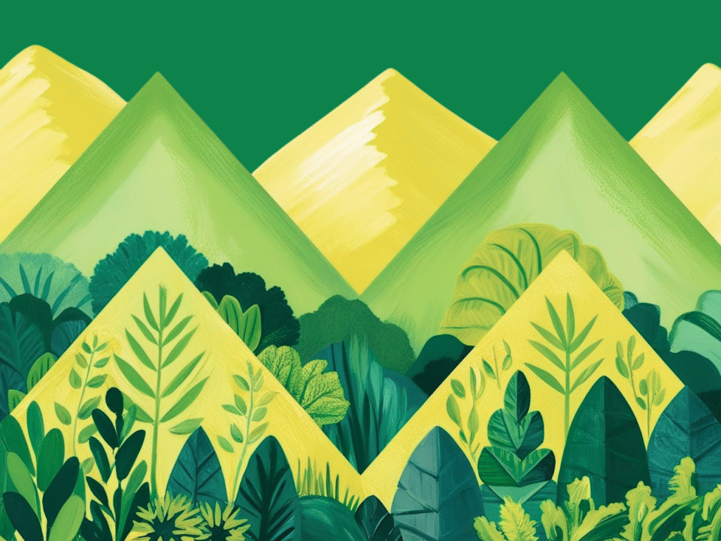 Ilustración artística de la bandera del municipio de Maricao, Puerto Rico